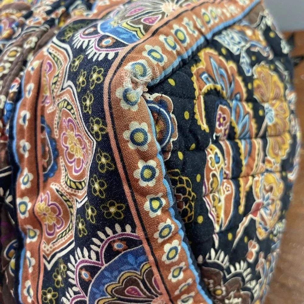 Vera Bradley Retired KENSINGTON Large Tote Overnight Vaca Duffle Bag 16x9x9